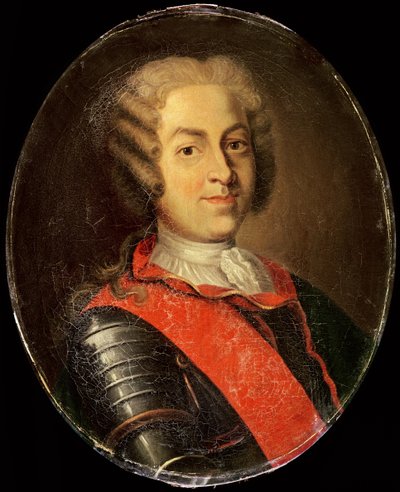 Porträt von Roland Michel Barrin, Marquis de La Galissonniere von French School